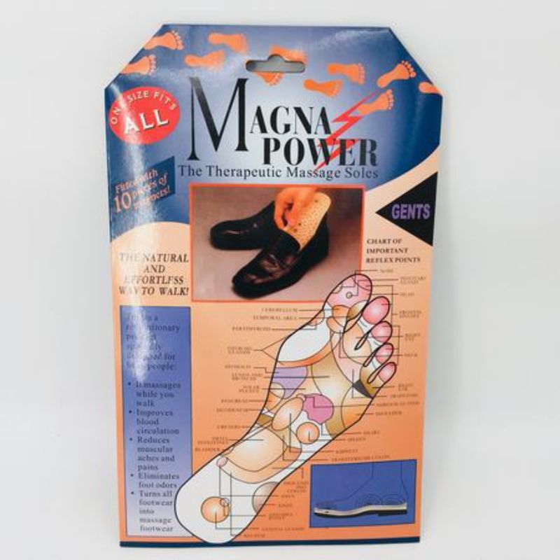 Set of 12 Magic Power Insoles for ultimate comfort and support in any footwear, designed to reduce fatigue and enhance performance.