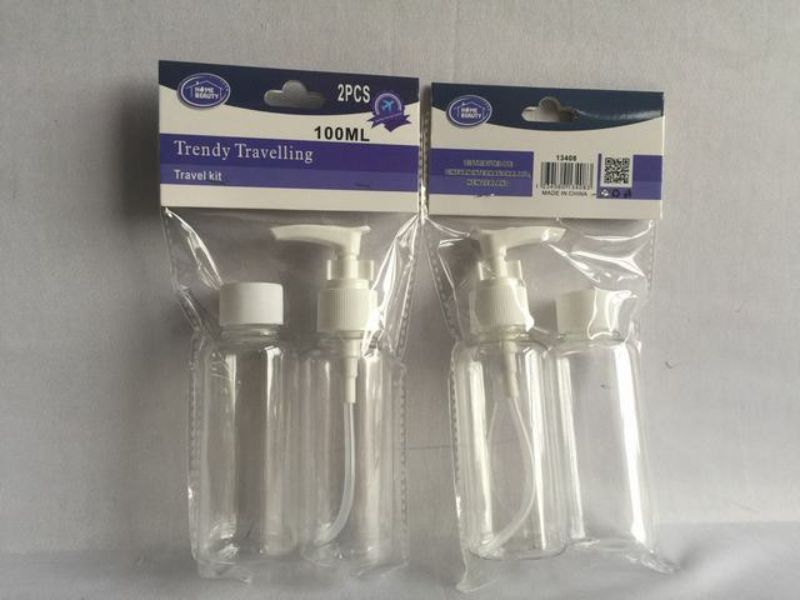 Set of 12 leak-proof travel bottles, perfect for carrying toiletries while traveling, lightweight and TSA-compliant.