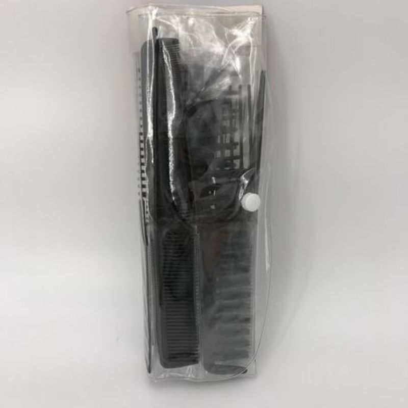 Set of 12 packs of premium combs, each with 10 durable combs for versatile hair styling and grooming.