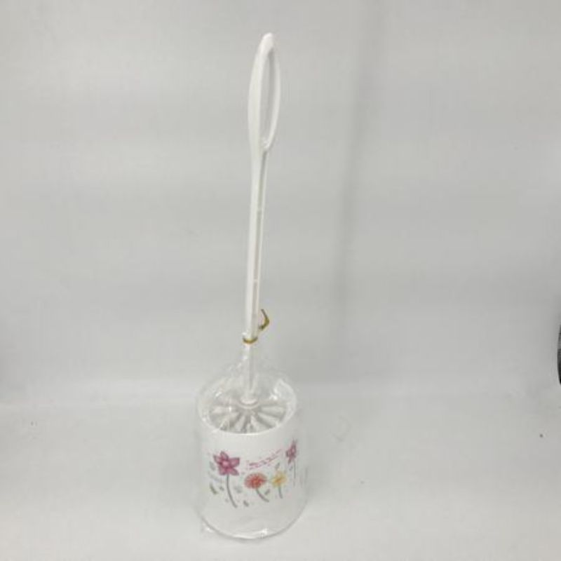Set of 12 elegant white toilet brushes with sturdy handles for effective and hygienic bathroom cleaning.