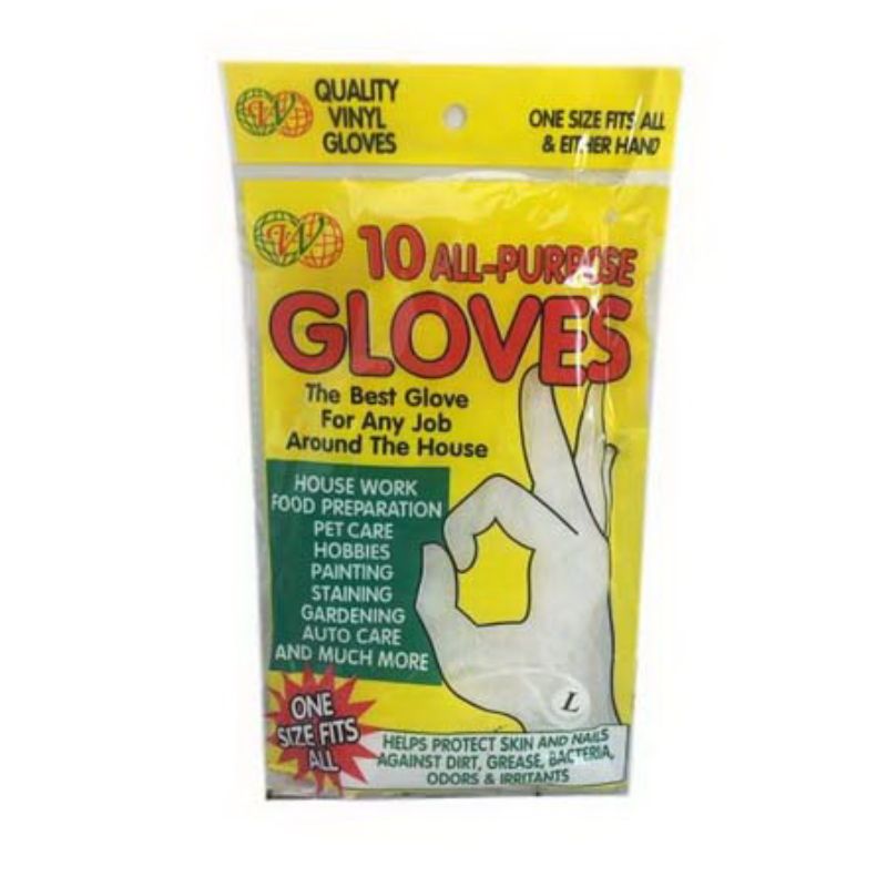 Vinyl gloves (120pcs) for food handling, medical use, and household chores; latex-free, textured for grip, and hygienic.
