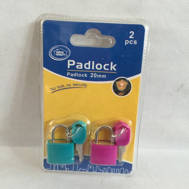 Durable padlocks in packs of 2, offering reliable security for bikes, lockers, luggage, and more, perfect for home or travel.