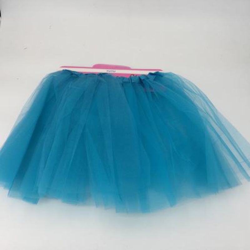 Set of 12 light blue TUTU decorations, 40cm each, perfect for elegant party decor like balloons and centerpieces.