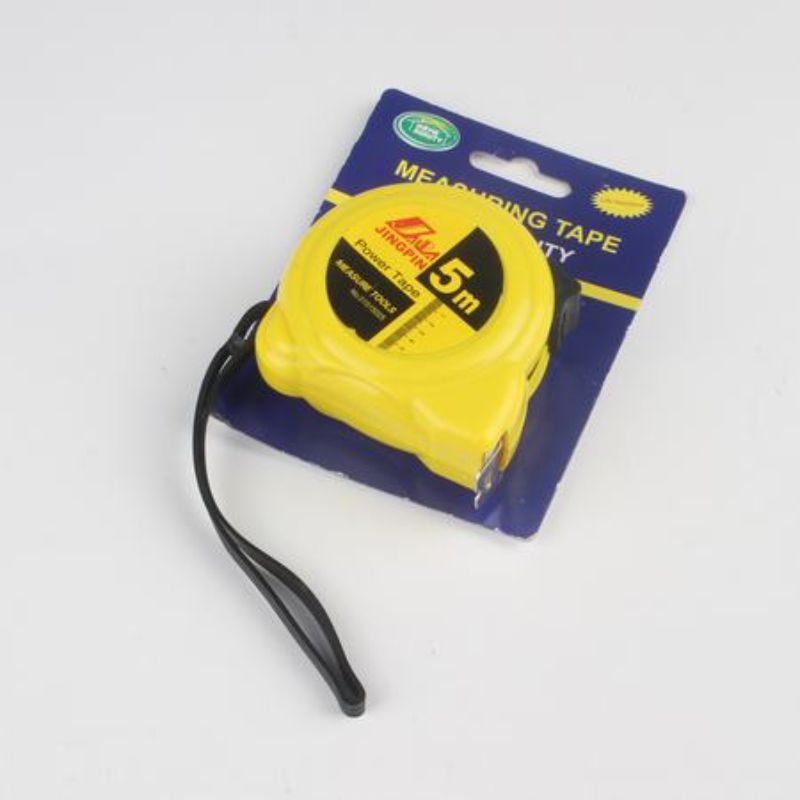 Set of 12 durable 5M measure tapes for precise measurements in DIY, construction, and home improvement projects.