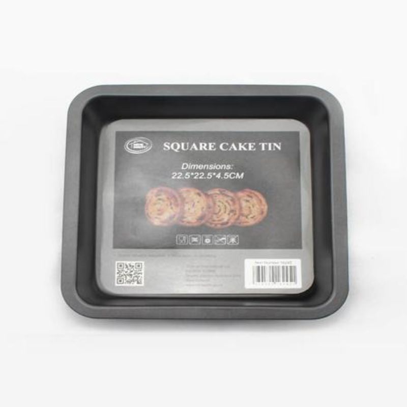 Set of 12 square roast pans, 22 x 22 x 4.5CM, perfect for even cooking and easy cleanup for any occasion.