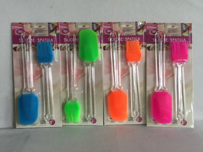 Vibrant 12-piece silicone spatula and brush set, ideal for versatile cooking and baking with heat-resistant, non-scratch design.