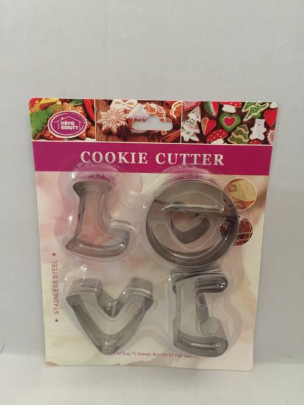 Heart-shaped cookie cutters in a 12-pack for creating love-themed cookies for any occasion.