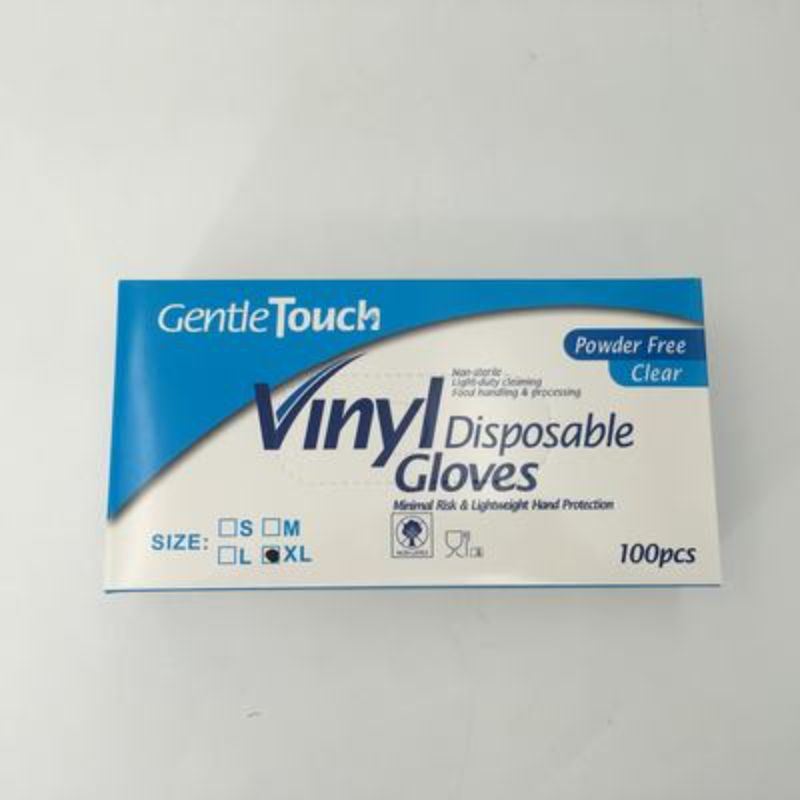 XL Vinyl Gloves (600 pcs) - Powder-free, durable gloves for food handling, cleaning, and medical use, ensuring safety and comfort.