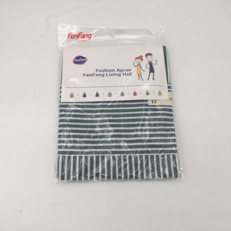 Stylish striped aprons set of 6, perfect for chefs, featuring adjustable straps and pockets for convenience.