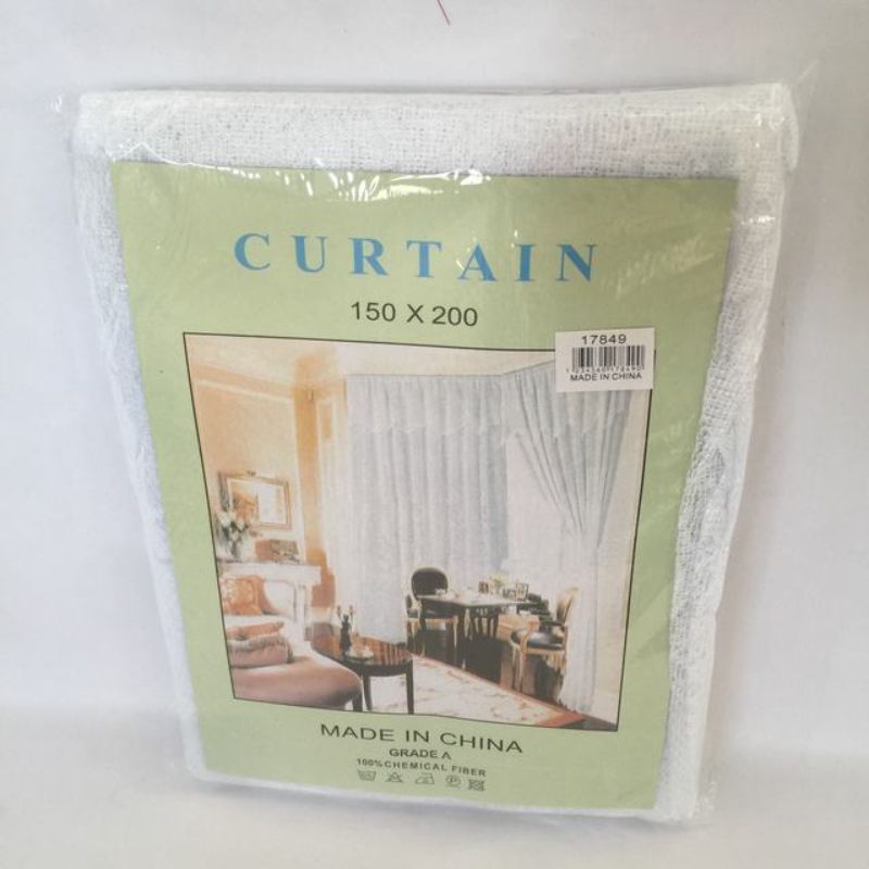 Elegant 2m net curtain set of 12, lightweight fabric allows natural light while ensuring privacy for any room decor.