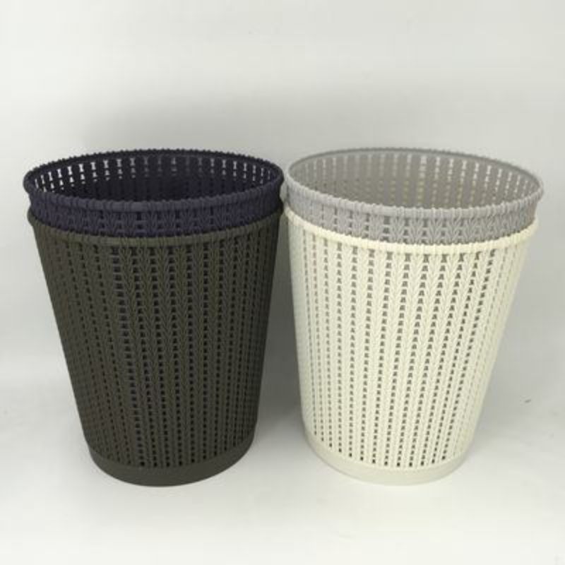 Assorted rubbish bins set of 12 in various colors for stylish waste management in homes and offices.