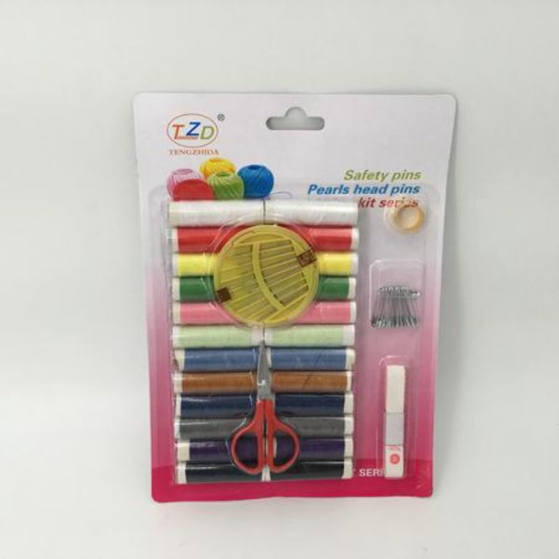 Needlework Set of 12 featuring assorted needle sizes for embroidery, sewing, quilting, and cross-stitching.