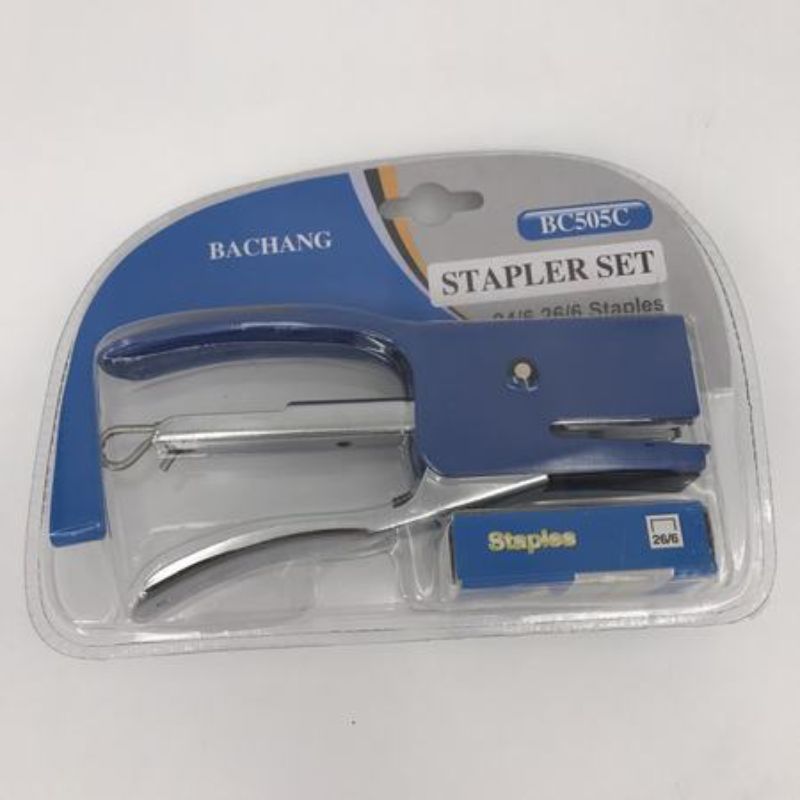 Set of 6 sturdy staplers with sleek design, perfect for home or office use, ensuring reliable and precise stapling.