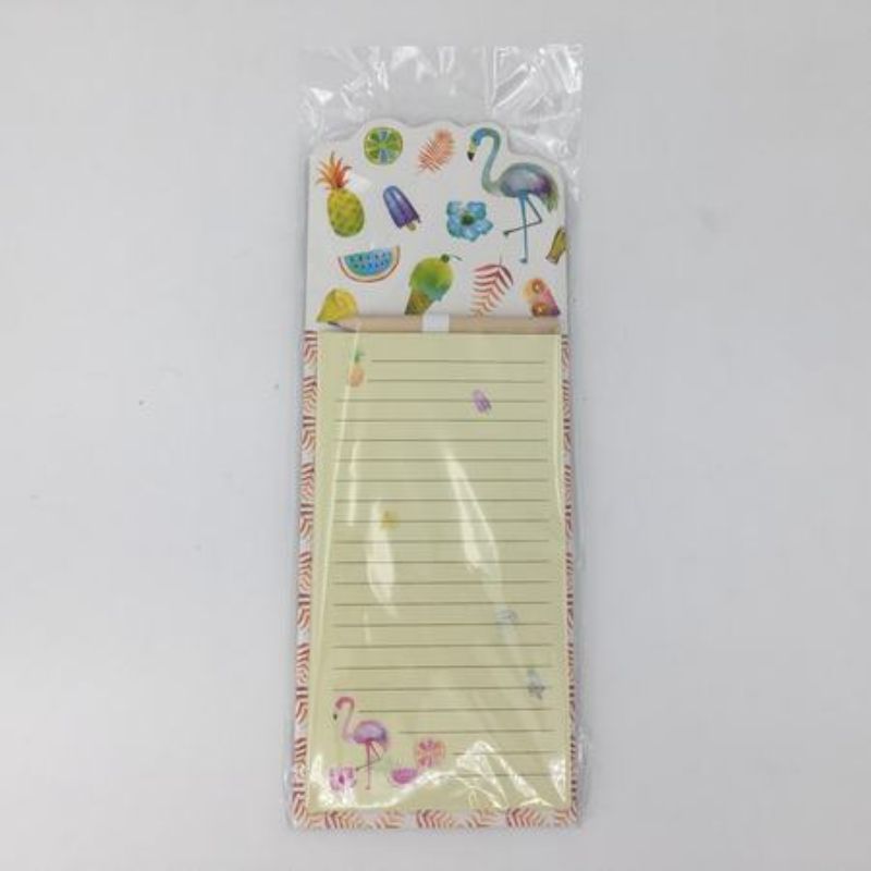 Magnetic Note Pad set of 12 with premium paper for notes and reminders, perfect for fridges and lockers.