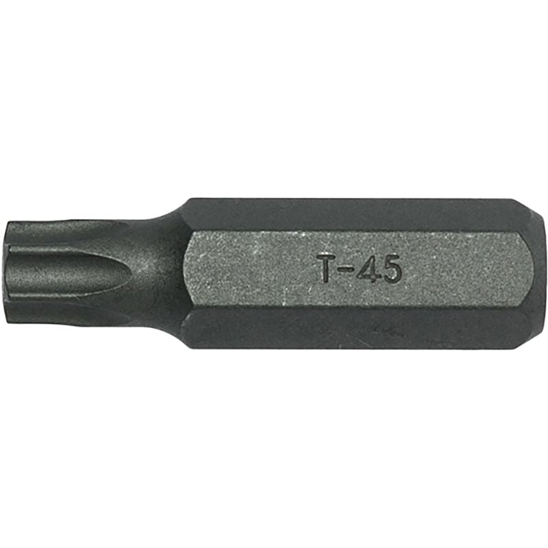 Durable 10mm Hex Dr. Tx45 Cr-V Bit, 40mm length, for precision in tight spaces with Torx screws. Perfect for DIY and professional use.