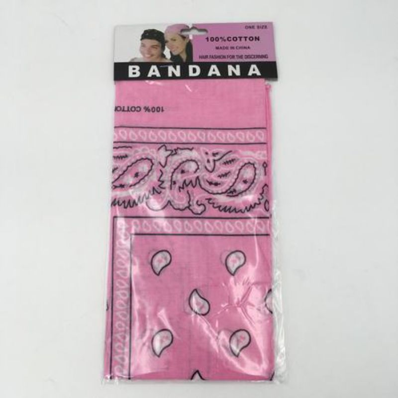 Set of 12 vibrant pink bandanas, 56 x 56cm, versatile for head wraps, neckwear, and crafts—perfect for adding style and color.
