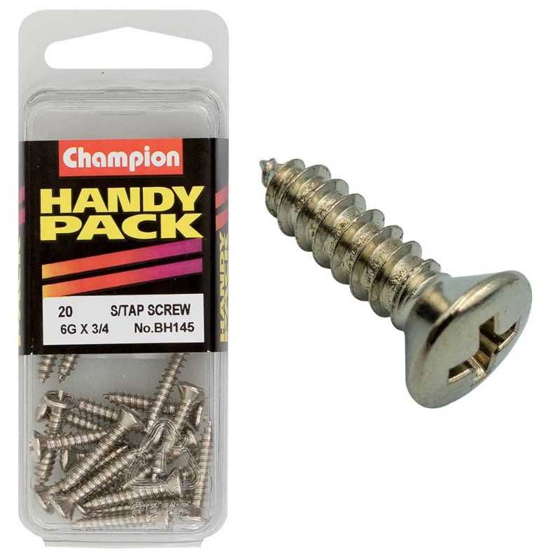 Durable Champion 6G x 3/4in S/Tap for reliable plumbing connections in residential and commercial systems.