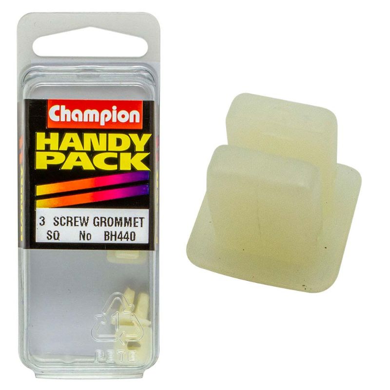 Durable Champion 6G Set Screw Grommet Trim Clip for secure automotive trim and upholstery applications.