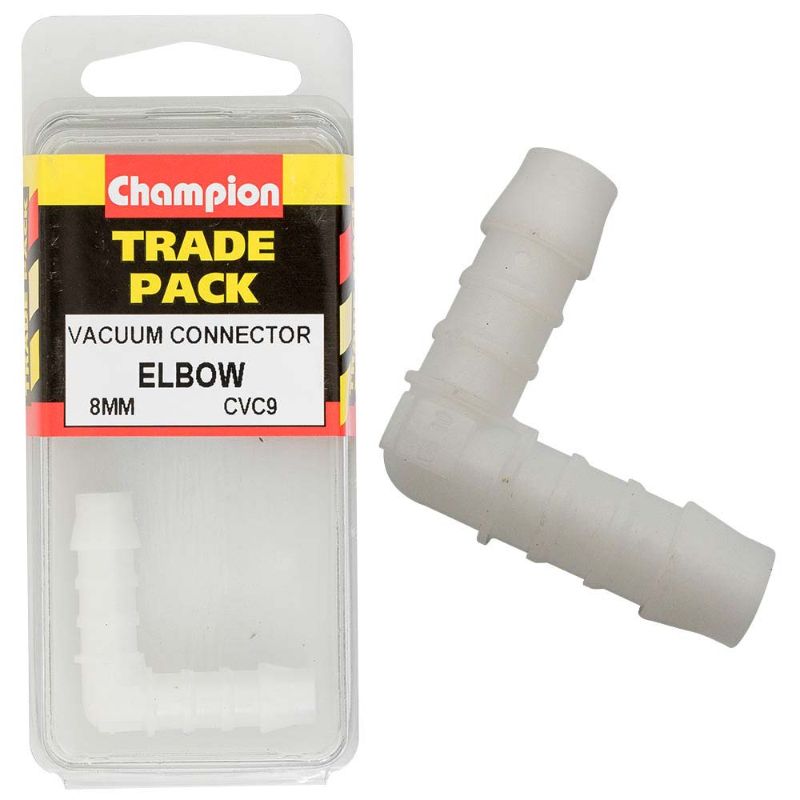 Champion Vacuum Hose - 90 Deg Elbow 8mm