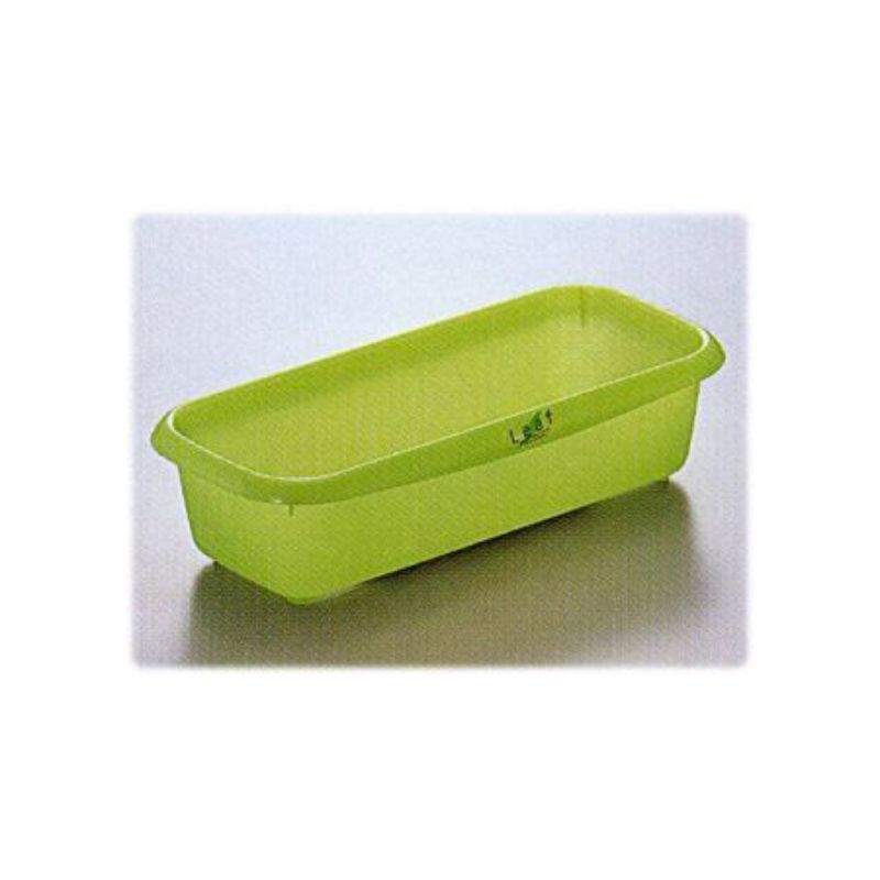 Leaf green shampoo stand set of 10, measuring 29 x 13.1 x 7.4cm, perfect for salon or home use to enhance hair care decor.