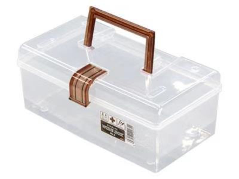 Set of 10 wide boxes in brown and clear, ideal for stylish packaging and organization of gifts and crafts.