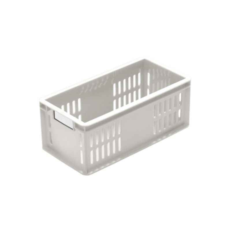 Set of 10 elegant white Sherry containers, 20.5cm, perfect for stylish home and office organization.
