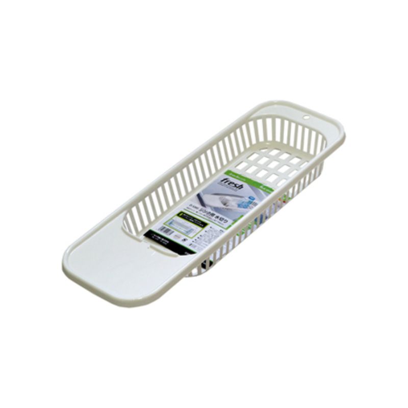 Set of 10 white sink drainers, each 52.1cm, designed for efficient water flow and easy kitchen organization.
