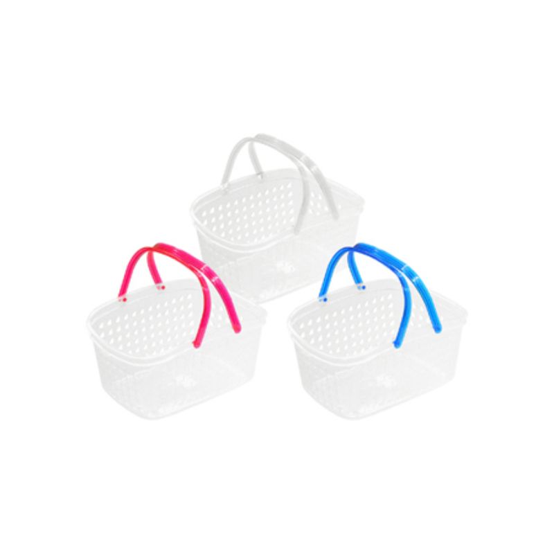 Colorful set of 10 storage baskets, 25.3cm each, ideal for home organization and stylish storage solutions.