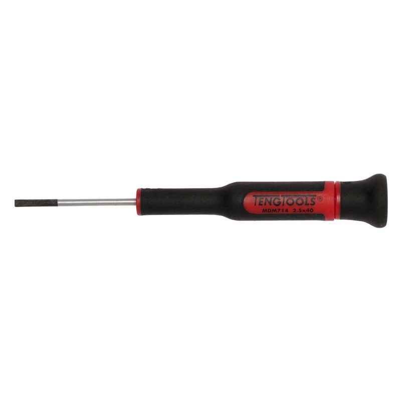 Compact Teng MD Mini Screwdriver FL2.4 x 40mm with ergonomic grip, ideal for delicate repairs and accessing tight spaces.