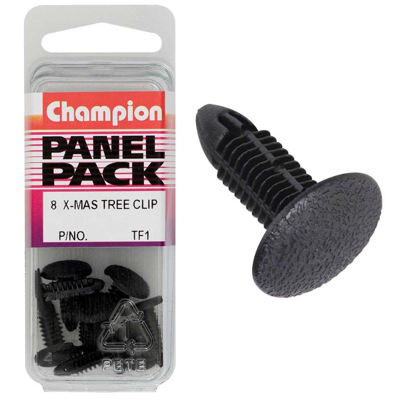 Durable black Christmas tree clips, 12mm head diameter, 15mm long, ideal for securing branches and ornaments. 3-pack.