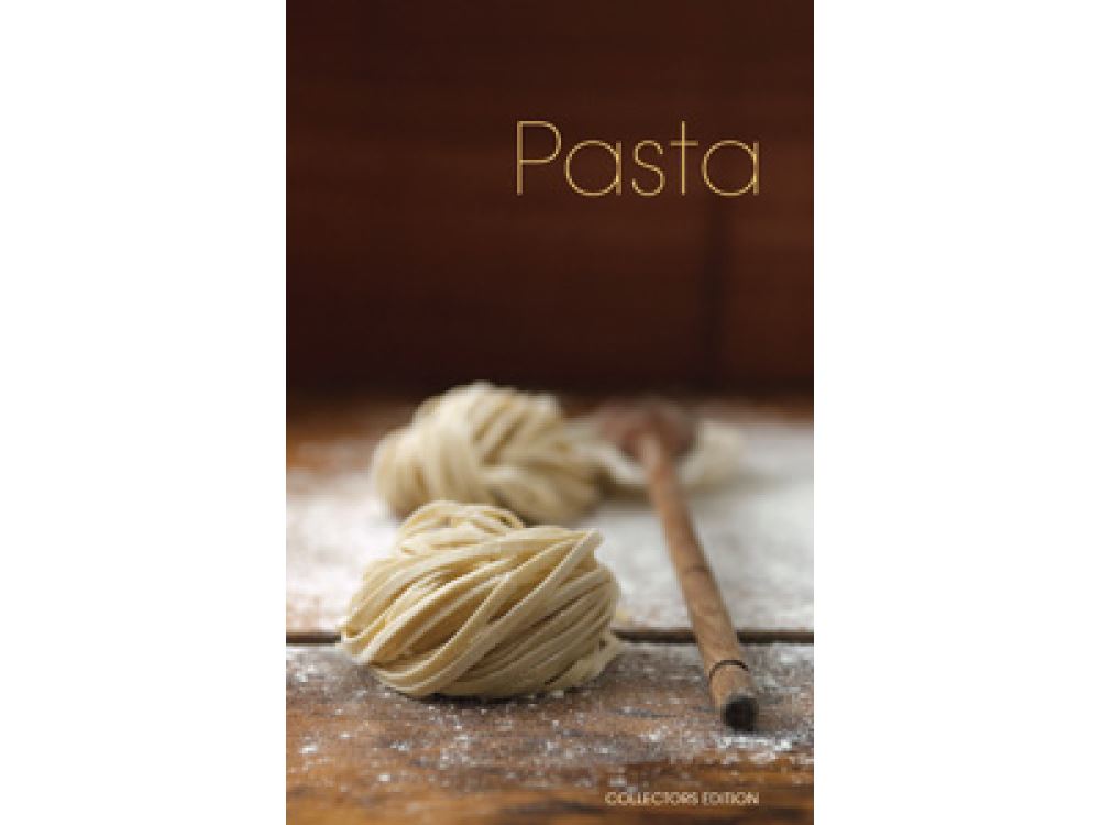 Illustrated 196-page 'Pasta Book' showcases diverse recipes with durable padded cover, perfect for all cooking enthusiasts.