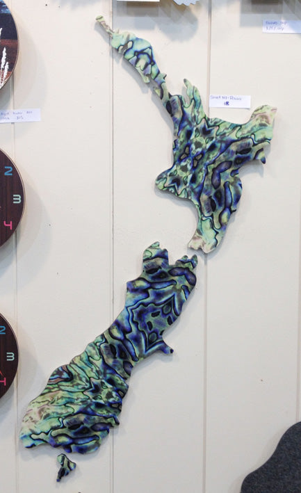 Stunning NZ Paua Wall Art featuring vibrant colors and coastal charm, crafted from durable Aluminium Composite Material.
