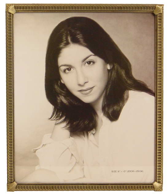 Elegant bronze 8x10 photo frame, perfect for displaying cherished memories in any decor style.