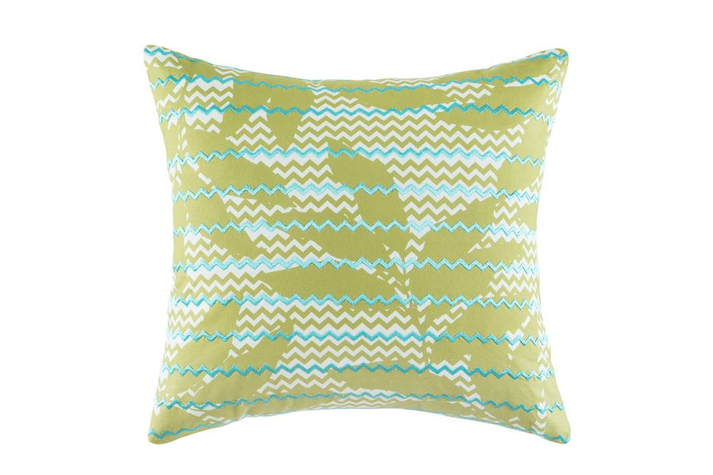 Decorative 45x45cm KAS Pinna cushion, ideal for beds or couches, adding style and character to your space.