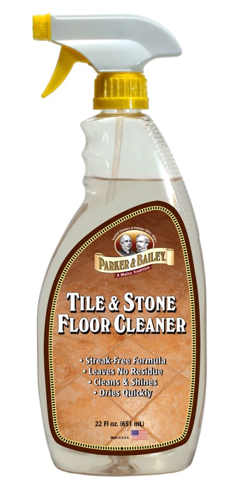 Parker Bailey Tile & Stone Cleaner: eco-friendly, non-toxic formula for cleaning and protecting hard surface floors.