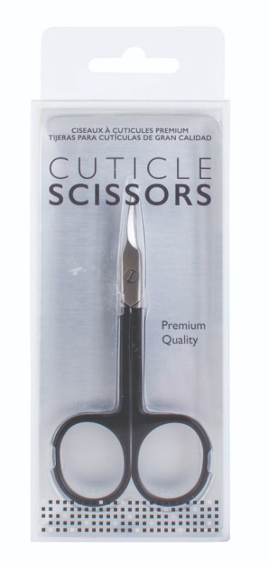 Set of 3 premium stainless steel cuticle scissors designed for precision, comfort, and healthy nail grooming.
