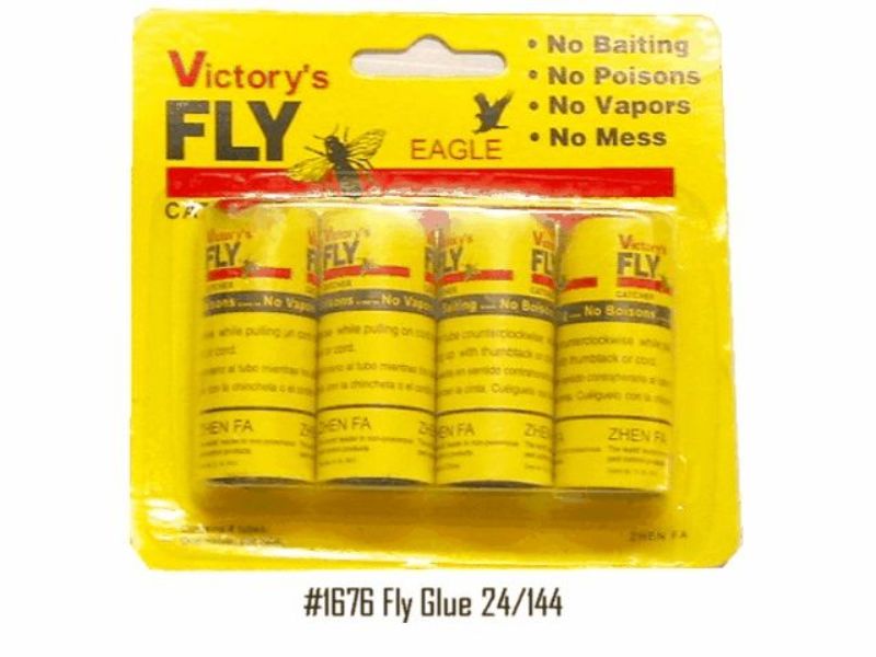 Eco-friendly fly catchers in a 12-pack, featuring no-mess adhesive for effective indoor and outdoor fly control.