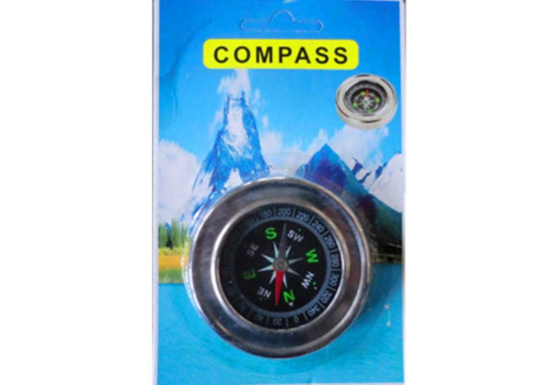 Set of 3 durable 6cm compasses for precise drawing of circles and arcs, ideal for students and artists.