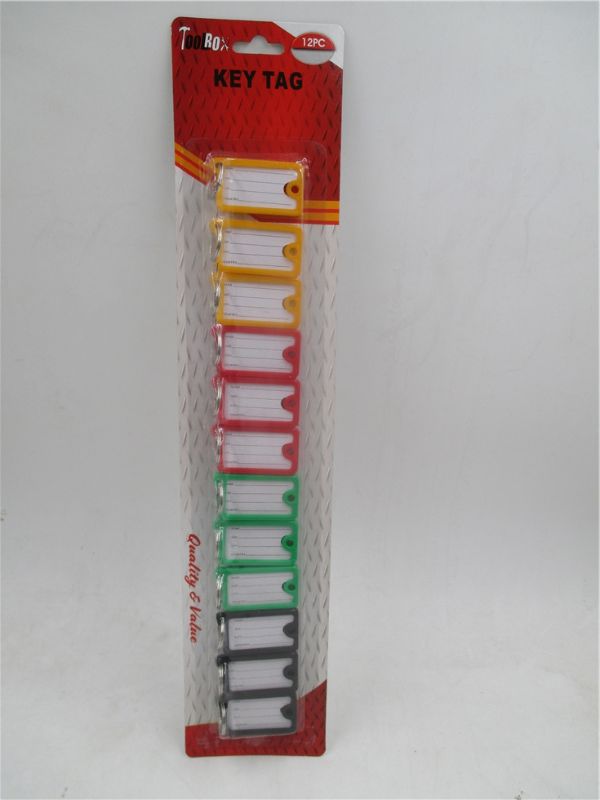 72 vibrant key tags for organizing keys, bags, and small items, ideal for home, office, and events. Durable and customizable.