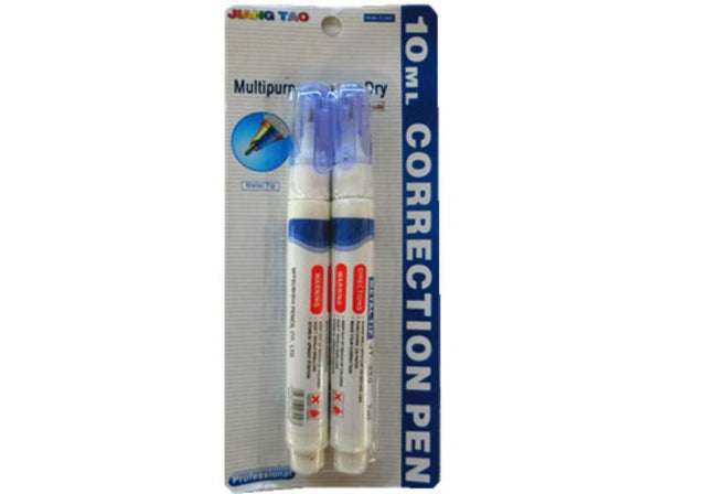 Set of 8 Twink Correction Pens in assorted colors for precise corrections and flawless results, perfect for artists and students.