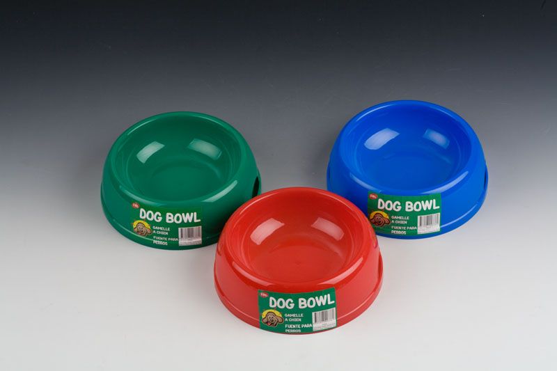 Set of 4 vibrant 500ml pet bowls, perfect for feeding dogs and cats, made from durable, pet-safe materials.
