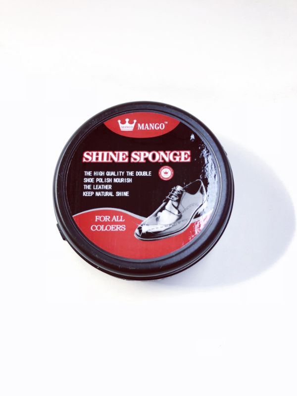 Set of 4 clear shoe polish sponges for effortless application, maintaining footwear shine and protecting against scuffs.