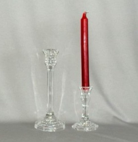 Elegant 24cm Irena Zawie candlestick, ideal for tapered candles, enhancing any room's ambiance and décor.