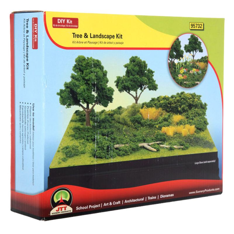 All-inclusive Tree & Landscape Kit featuring realistic trees and landscape elements for model scenery and dioramas.