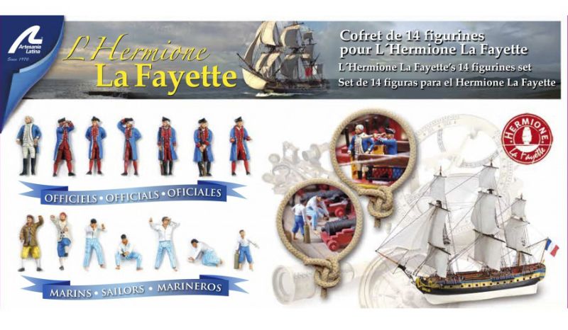 Figurines - 14 figures for La Fayette
