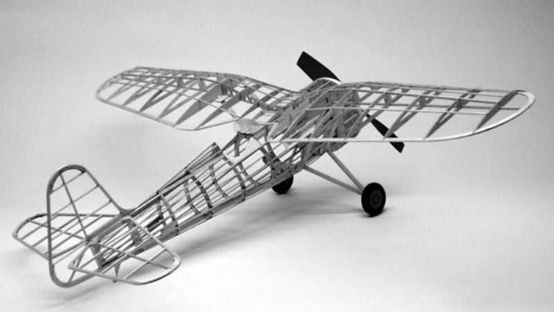 Balsa Kit and Glider - Dumas PZL P11C KIT (30" Wingspan)