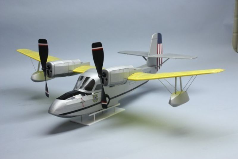 Balsa Kit and Glider - Dumas USCG J4F-1 AMPHIBIOUS RESCUE KIT (30" Wingspan)