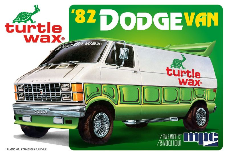 Plastic Kitset - 1/25 1982 Dodge Van Turtle Wax