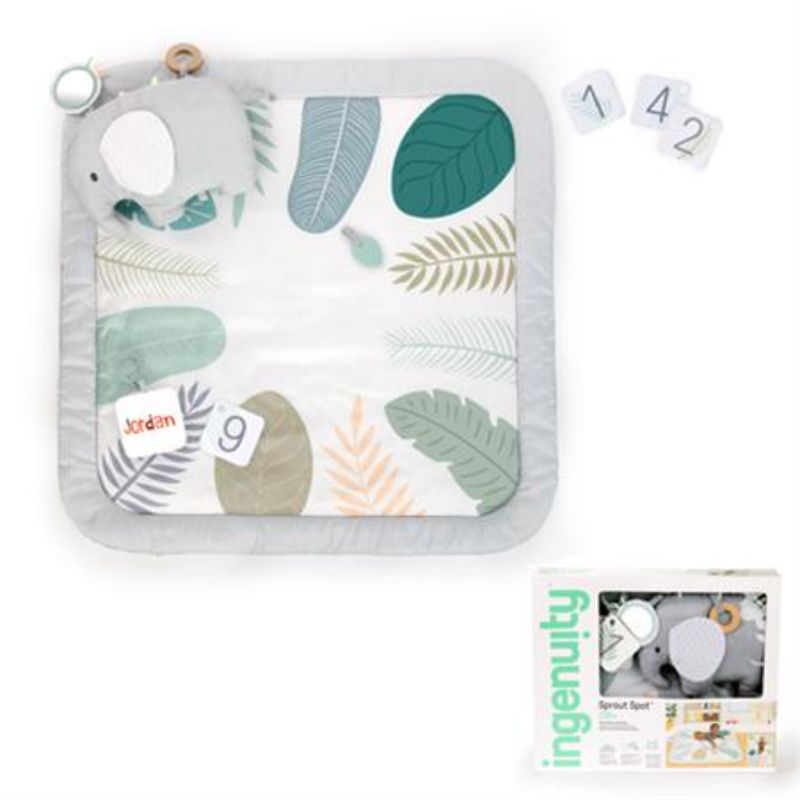 Play Mat - Ingenuity Sprout Spot Baby Milestone