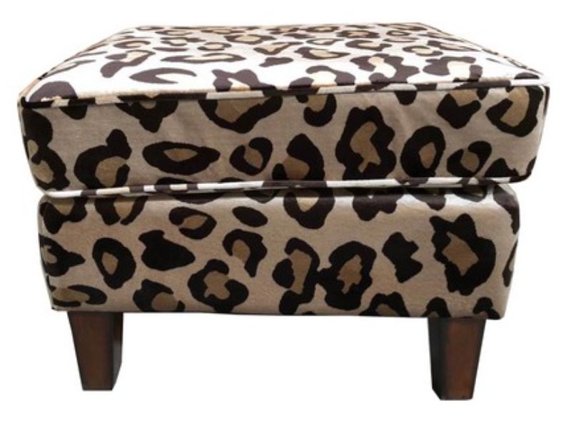SERENGETI Ottoman: Stylish 57cm accent piece, versatile for seating or decor, ideal for various interior styles.